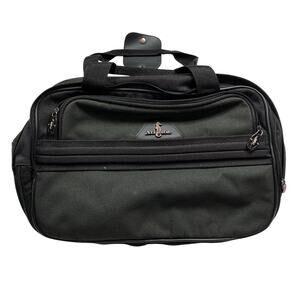 Atlantic Black Travel Carry On Bag 17" Unisex Loops Onto Suitcase Handle